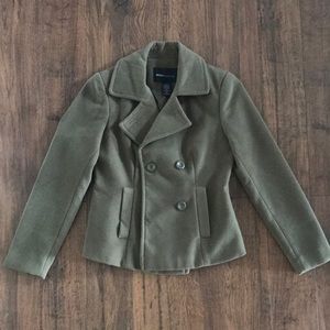 Olive Green Pea Coat